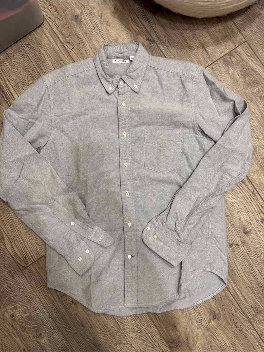 Gustin Light Gray Oxford Shirt